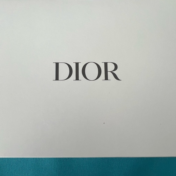 NIB DIOR Trousse Pouch, Navy/Gold - Picture 2 of 6